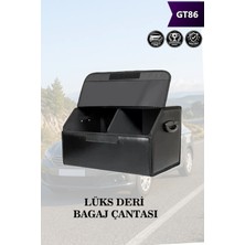 Automod GT86 Uyumlu Kapaklı Deri Battal Boy Lüks Siyah Çanta Premium