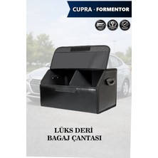 Automod Cupra Formentor Uyumlu Lüks Kapaklı Battal Boy Deri Siyah Çanta Premium