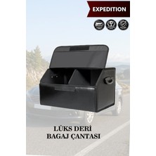 Automod Expedition Uyumlu Battal Boy Lüks Kapaklı Deri Siyah Çanta Premium