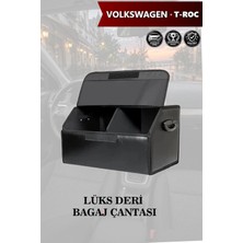 Automod Volkswagen Troc Uyumlu Kapaklı Deri Battal Boy Lüks Siyah Çanta Premium