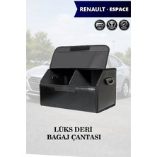 Automod Renault Espace Uyumlu Lüks Battal Boy Kapaklı Deri Siyah Çanta Premium