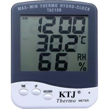 Uravas Store Powermaster PM-6233 Termometre Oda Tipi Ekranlı Sıcaklık ve Nem Ölçer - Saat Özellikli
