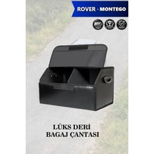Automod Rover Montego Uyumlu Battal Boy Kapaklı Lüks Deri Siyah Çanta Premium