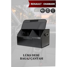 Automod Renault Chamade Uyumlu Kapaklı Battal Boy Deri Lüks Siyah Çanta Premium