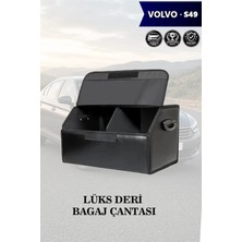 Automod Volvo S49 Uyumlu Lüks Kapaklı Battal Boy Deri Siyah Çanta Premium