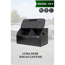 Automod Mazda Cx5 Uyumlu Deri Kapaklı Battal Boy Lüks Siyah Çanta Premium