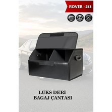 Automod Rover 213 Uyumlu Lüks Deri Kapaklı Battal Boy Siyah Çanta Premium