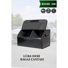 Automod Rover 220 Uyumlu Kapaklı Lüks Battal Boy Deri Siyah Çanta Premium