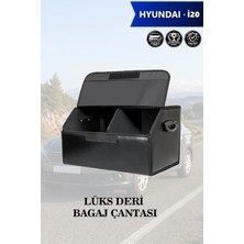 Automod Hyundai I20 Uyumlu Kapaklı Battal Boy Deri Lüks Siyah Çanta Premium