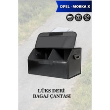 Automod Opel Mokka x Uyumlu Deri Kapaklı Battal Boy Lüks Siyah Çanta Premium