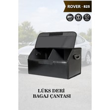 Automod Rover 825 Uyumlu Battal Boy Kapaklı Lüks Deri Siyah Çanta Premium
