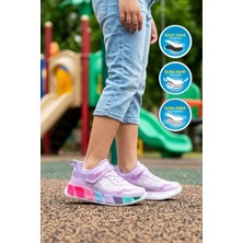 Ruffon 1035 F Lila-Fuşya Kız Çocuk Spor Ayakkabı