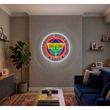 3D Bade Fenerbahçe  Özel Seri Neon LED Duvar Dekoru