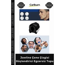 Carlburn Özel Üretim Jawline Çene Çizgisi Güçlendirici Kas Geliştirici Silikon Antrenman Çene Egzersiz Topu