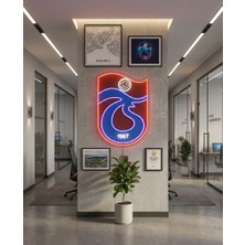 3D Bade Trabzonspor Özel Seri Neon LED Duvar Dekoru