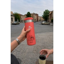 Kişiye Özel Stanley The Aerolight Transit Mug 0.47 Lt Termos Turuncu