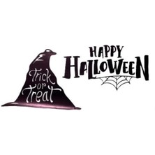 Marsilyan™- Halloween Temalı Duvar Stickerı - 3 Farklı Model - Cadılar Bayramı Dekoru - 57X24 cm