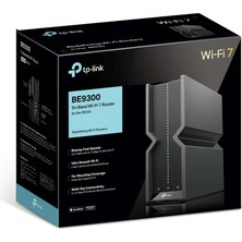 TP-Link Tp-Lınk Archer BE550 BE9300 Üç Bantlı Wıfı7 Mesh Router