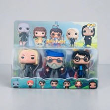 Arya Kostüm Harry Potter Figür Seti 3 Parça – Hogwarts Temalı Koleksiyon Dekoratif Oyuncak Karakter Figürleri