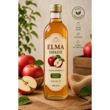Elma Sirkesi Organik Doğal Fermente Sirke 500ML