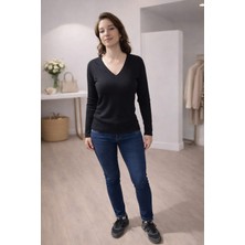 Mare Butik Yan Taş Detaylı Toparlayıcı Jean 3xl - Mavi