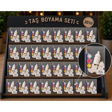 Mervin Store Kişiselleştirilebilir Taş Boyama Hobi Seti 30’lu Paket - Hediyelik, Çocuk Doğum Günü, Aktivite