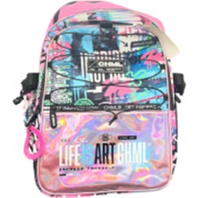 Chimola Art Pink 17 Inç Pembe Çocuk Okul Sırt Çantası TR92 Modeli