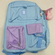 Color Bags Ithal Okul Çantası B-37 Mavi