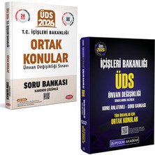Pegem Akademi Yayıncılık Data 17 Ağustos 2026- 2027 Üds Içişleri Bakanlığı Ortak Konular Ünvan Değişikliği Sınavı Konu Anlatımlı Soru ve Soru Bankası Seti