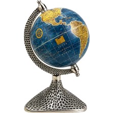 Dünya Küre Stantlı Dekoratif Döner World Globe SL911-F 24CM