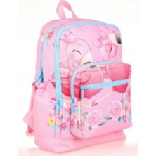 Kaukko L5197 Layer Flamingo Temalı Kids Okul Sırt Çantası Modeli