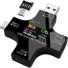 Ozka Concept PM-26611 USB Tester Voltmetre Ampermetre Akım Göstergesi Multimetre Test Otg Des