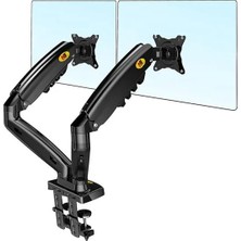 Ozka Concept North Bayou F160 17-27'' Amortisörlü Çift Kol LCD - LED Monitör Tutucu Askı Aparatı