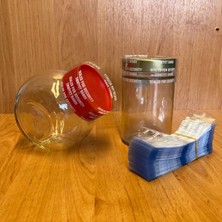 Labshop41 Şişe Kavanoz Emniyet Garanti Bandı 66 mm Ağız Uyumlu , Şişe Emniyet Bandı x 100 Adet