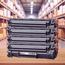 tonermax Hp Laserjet Pro M201RNW Muadil Toner Çipli CF283A 4'lü 1.500 Sayfa