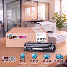 tonermax Hp Laserjet Pro M201N Muadil Toner Çipli CF283A 20'li 1.500 Sayfa