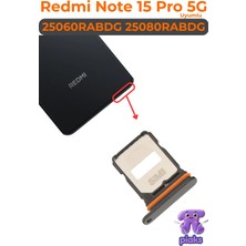 Fodos Redmi Note 15 Pro 5g Sim Kart Tepsisi Çekmecesi Aparatı 25060RABDG 25080RABDG Uyumlu