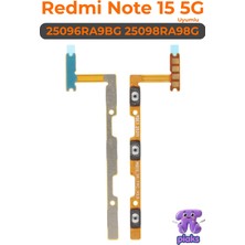 Fodos Redmi Note 15 5g On Off Açma Kapama Volume Ses Film Flex 25096RA9BG 25098RA98G Uyumlu