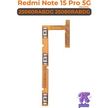 Fodos Redmi Note 15 Pro 5g On Off Açma Kapama Volume Ses Film Flex 25060RABDG 25080RABDG Uyumlu