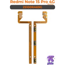 Fodos Redmi Note 15 Pro 4g On Off Açma Kapama Volume Ses Film Flex 25100RA69G Uyumlu