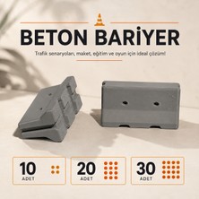Zintek Mini Beton Bariyer – Yol ve Trafik Bariyeri