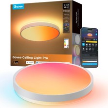 Govee Ceiling Light Pro - Dıy Çizim, 74 Hazır Sahne ve Çift Katmanlı Işıkla Tavanınızı Kişiselleştirin