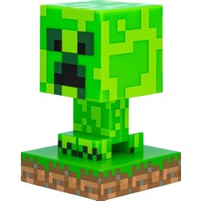 Paladone Minecraft Creeper 3D Ikon Light Masa Lambası - Piksel Tasarımıyla Oyuncu Masanıza Doğrudan Creeper Detayı