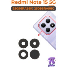 Fodos Redmi Note 15 5g Arka Kamera Camı Lensi Yapışkanlı Dış Cam 25096RA9BG 25098RA98G Uyumlu
