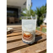 Cello Design Sahil Rüyası Deniz Kabuğu Detaylı Okyanus Esintili Dekoratif Jel Mum