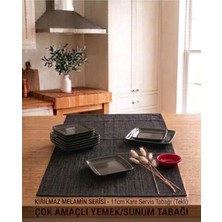 Biodata 6 Adet Beyaz Kayık Kırılmaz Melamin Kayık Servis Tabağı Balık Tabağı (25 x 15 Cm)
