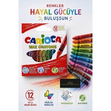 The Monarch Co 12'li Mum Boya Seti - Yıkanabilir, Glutensiz, Parlak Renkler