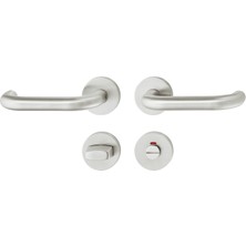 Hafele Pdh 4102 Kapı Kolu Wc (Banyo) Tipi Paslanmaz Çelik