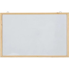 Noki Nokı 60X90 Ahşap Çerçeveli Laminant Yüzey Demonte Beyaz Yazı Tahtası