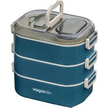 Vagonlife Karma Çelik Lunch Box 1450 ml
